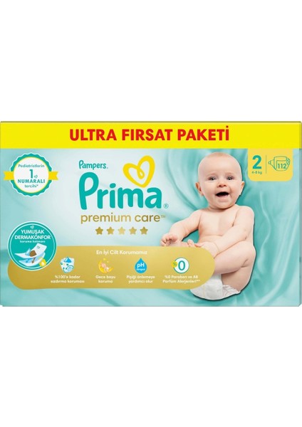 Premium Care Bebek Bezi Beden:2 (4-8kg) Mini 336 Adet Aylık Ultra Fırsat Pk modelleri