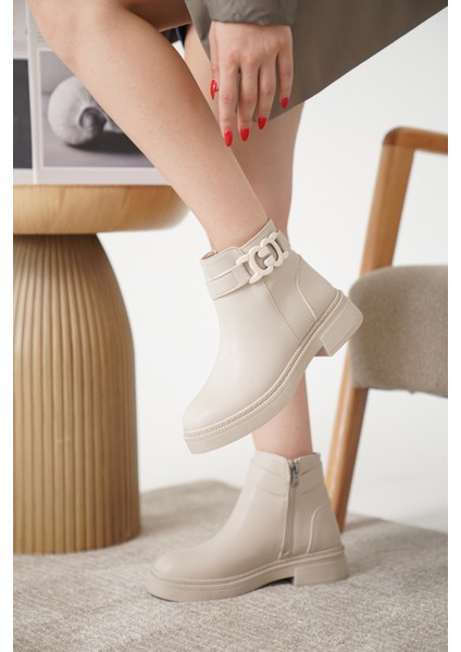 D842 Yanı Tokalı Ortopedik Soğuk Geçirmez Kadın Bot fırsatları