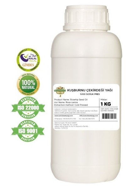 Kuşburnu Çekirdeği Yağı 1kg
