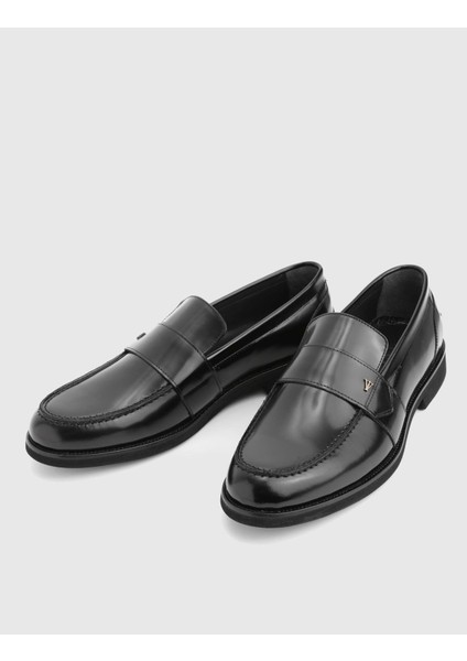 Leyns Hakiki Açma Deri Siyah Erkek Loafer fiyatları