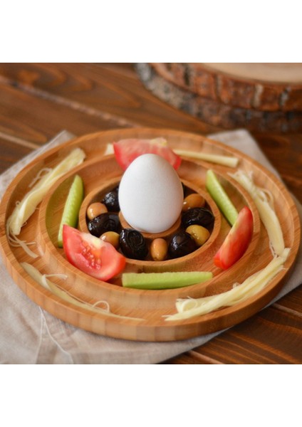 Fufu 4 Bölmeli Çerezlik Kahvaltı Servis Tabağı B2803 modelleri