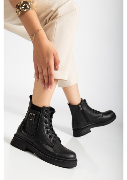 D1780 Soğuk Geçirmez Kışlık Kadın Bot & Bootie