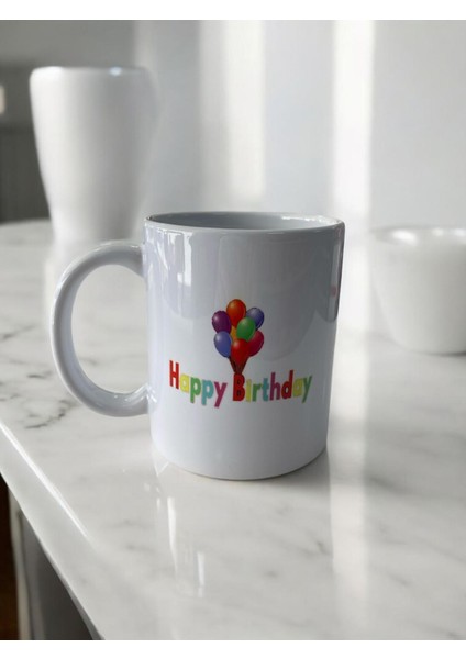 Doğum Günü Konseptli Kupa/bardak Happy Birthday