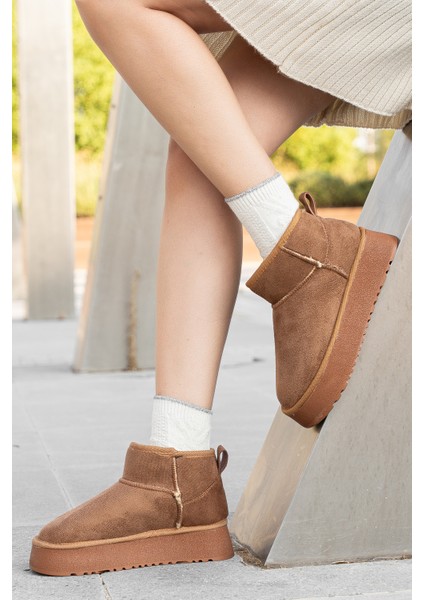 Uggo Içi Kürklü Soğuk Geçirmez Kadın Bot