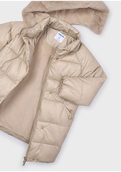 4447-59 Kız Çocuk Vizon Mont modelleri