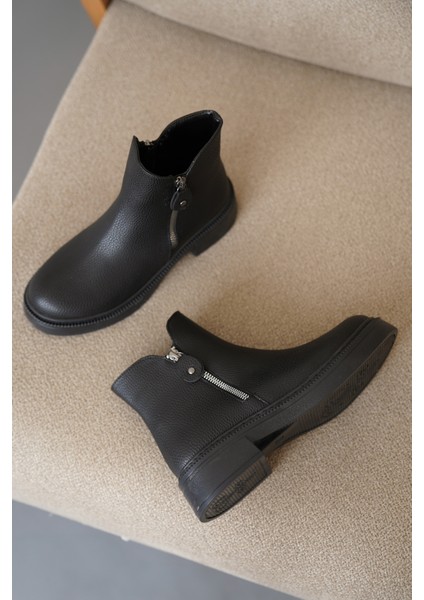 D0899 Soğuk Geçirmez Kışlık Kadın Bot & Bootie