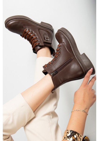 D1780 Soğuk Geçirmez Kışlık Kadın Bot & Bootie