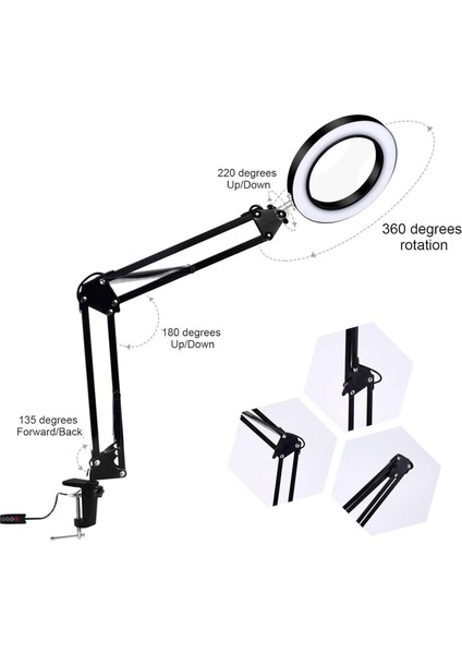 MB-600 3 Modlu Ledli Masa Büyüteç fırsatları