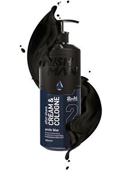 NISHMAN 2’si 1 Arada Tıraş Sonrası Krem Ve Kolonya - Artic Blue 400 ml fırsatları