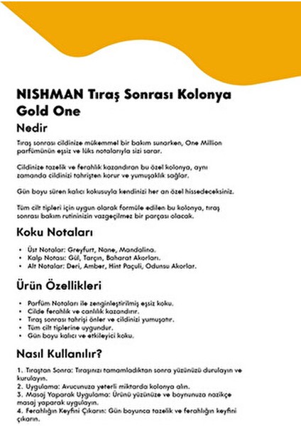 Tıraş Kolonyası 150 ml Tüm Cilt Tiplerine Uygun Ferahlatıcı Özellik