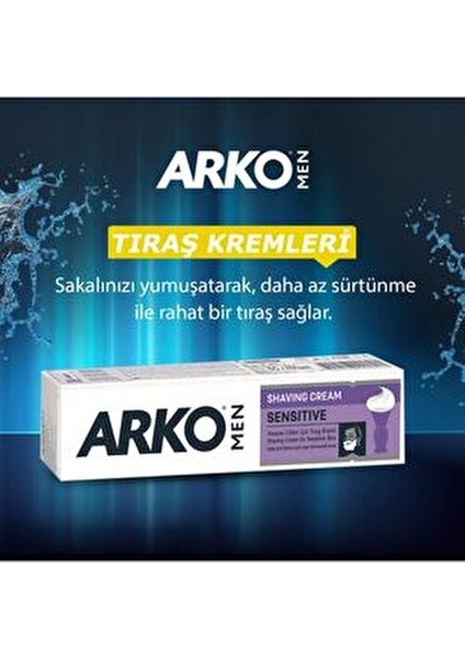 Men Sensitive Tıraş Kremi Hassas Ciltler İçin 100 Gr Ferahlatıcı Koku fiyatları