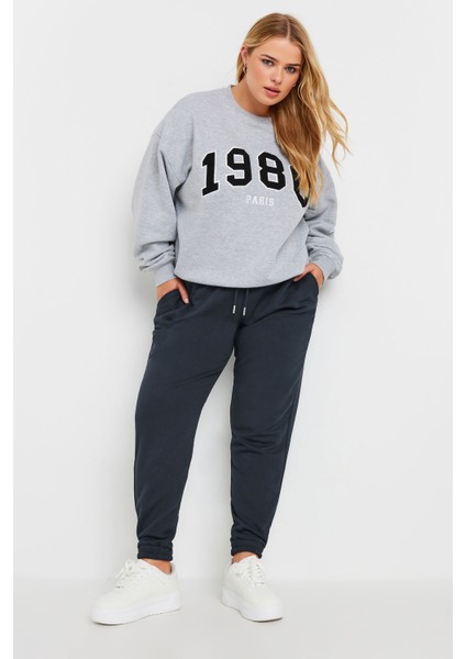 Büyük Beden Beli ve Paçası Lastikli Dar Paça Cepli Jogger Eşofman Altı 303172 fiyatları