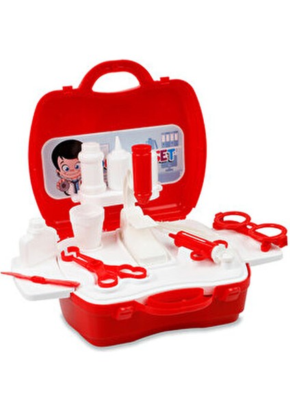 Doktor Seti 25 Parça Aksesuarlı Çanta ile Taşınabilir 3 Yaş ve Üzeri Çocuklar İçin fırsatları