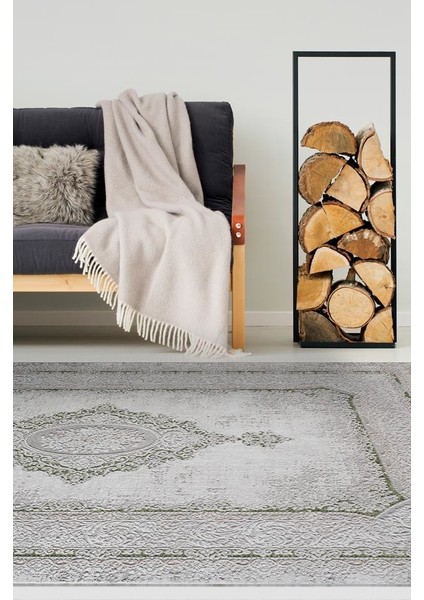 Ezgi TW 5664 Makine Halısı (Beyaz/Yeşil) - 148x230 cm fiyatları