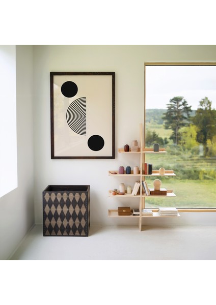 Ahşap Çerçeveli 3'lü Poster Tablo Seti | Modern Stil Minimal Duvar Dekoru fiyatları