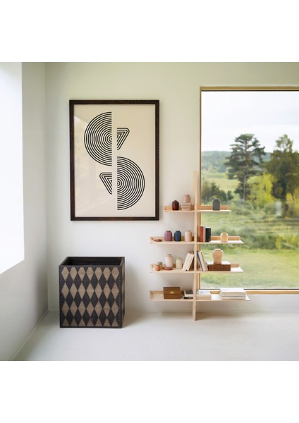 Ahşap Çerçeveli 3'lü Poster Tablo Seti | Modern Stil Minimal Duvar Dekoru modelleri