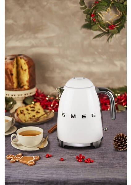 50's Style Retro Beyaz KLF03WHEU Kettle