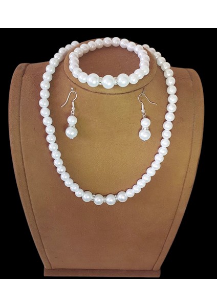 Inci Set, Zirkon Taş Rondela Detaylı Kolye Bileklik Küpe modelleri