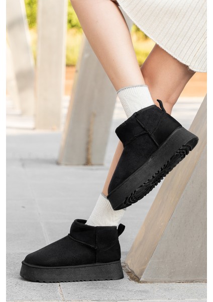 Uggo Içi Kürklü Soğuk Geçirmez Kadın Bot