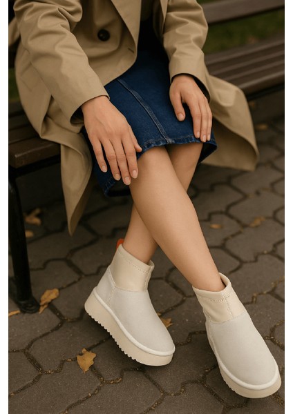 Slavia Bej (4.5 Cm) Içi Kürklü Streçli Günlük Kullanım Bot fiyatları