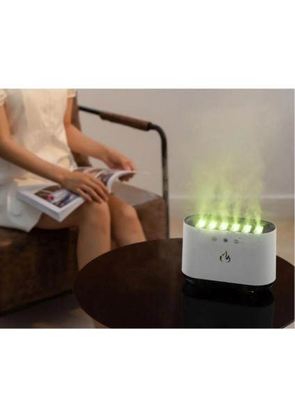 900 ml Ultrasonik Hava Nemlendirici Buhar Makinesi ve Aroma Difüzörü 6 Spray Rgb Modlu Sese Duyarlı fiyatları