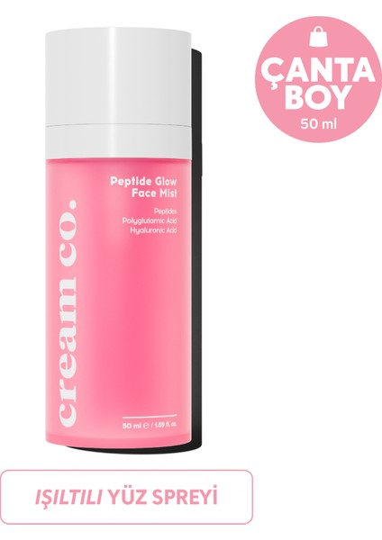 Nemlendirici Arındırıcı Yüz Spreyi | Peptit Face Mist | Ektoin Hyaluronik Asit | Tüm Cilt Tipleri