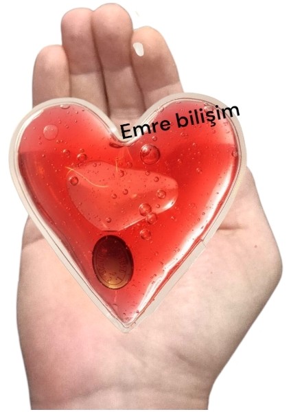 Sihirli Isıtıcı Jel Cep Soba Isıtıcı Kalp Şekilli El Cep Isıtma