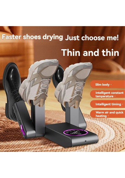 Taşınabilir Elektrikli Ayakkabı ve Bot Kurutucusu 180° Katlanabilir Tasarım Akıllı Ekranlı Ayakkabı, Eldiven, Şapka, Çorap ve Abd Fişi (Yurt Dışından) indirimleri
