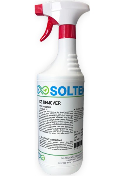 Araç Kar ve Buz Çözücü Sprey 1 Lt - Ice Remover