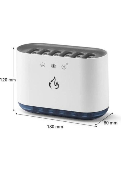 900 ml Ultrasonik Hava Nemlendirici Buhar Makinesi ve Aroma Difüzörü 6 Spray Rgb Modlu Sese Duyarlı