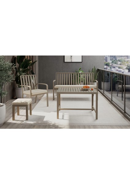 Garden Edena 2+1+1+Puf+Sehpa