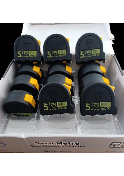 306 Soft 5 M x 25 mm Şerit Metre (12 Adet )