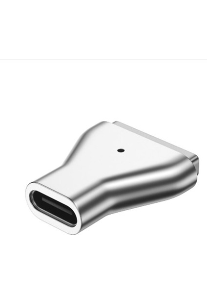 Magsafe 2 MacBook Air Pro LED Göstergeli Hızlı Şarj Fişi Dönüştürücüsü Için 100W Alaşımlı USB Tip C Manyetik Pd Adaptörü (Yurt Dışından)