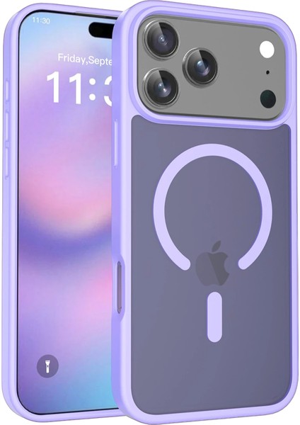 Allzey Joko Apple Iphone 17 Pro Jota Magsafe Kapak - Lila