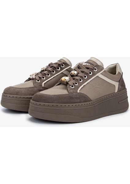 Kadın Hakiki Deri Vizon Sneakers & Spor Ayakkabı 1116 250 Bn Ayk SK25-26 Vzn Fltr/vzn Suet fırsatları