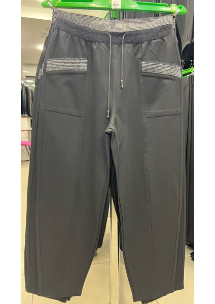 Büyük Beden Kadın Mom Fit Yüksel Bel Kışlık Beli Lastikli Pantolon fırsatları