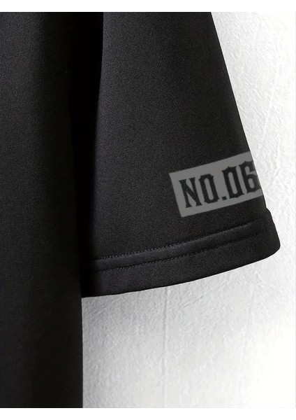 Mdb Baskılı Oversize Bisiklet Yaka Tshirt Iyah modelleri