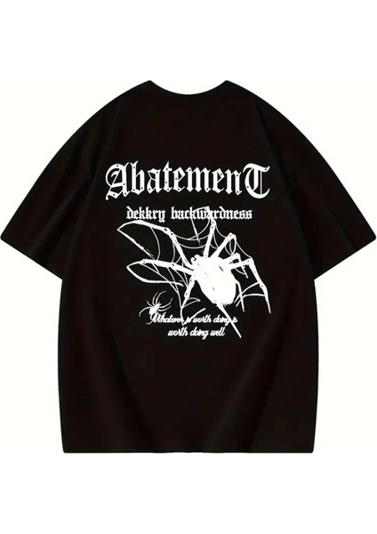 Mdb Baskılı Oversize Bisiklet Yaka Tshirt Iyah modelleri