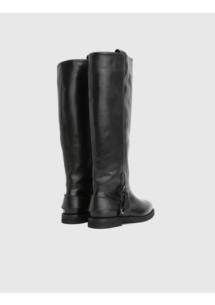 Somi Hakiki Deri Siyah Kadın Çizme fırsatları