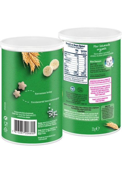 Organik Pirinçli Buğdaylı Kraker 35 G 2 Adet indirimleri