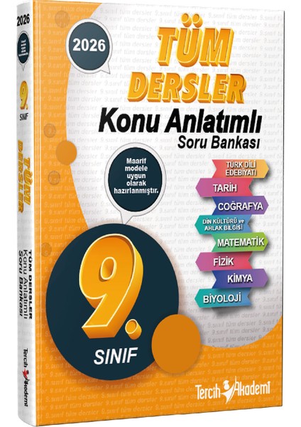 9. Sınıf Tüm Dersler Konu Anlatımlı Soru Bankası Yeni Baskı 2026