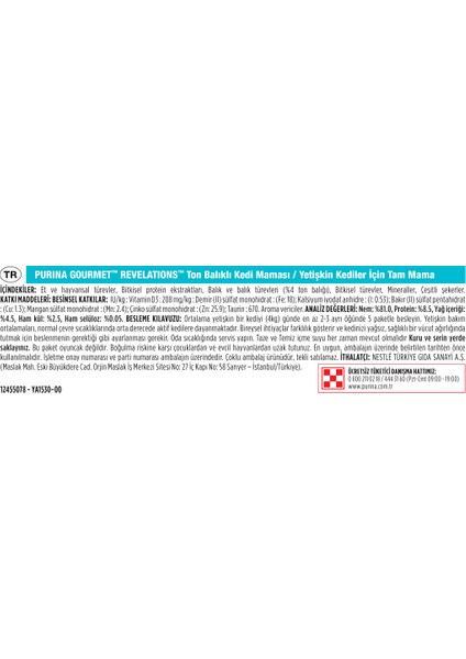 Revelations Ton Balıklı Kedi Konservesi 2X57GR fırsatları