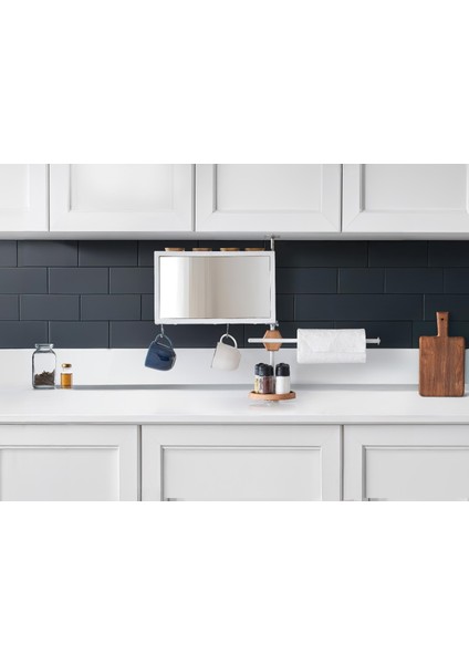 Aynalı Mutfak Aksesuarı Düzenleyici Organizer modelleri