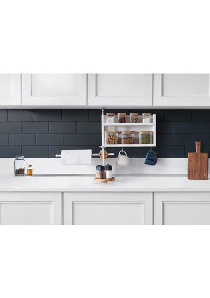 Aynalı Mutfak Aksesuarı Düzenleyici Organizer