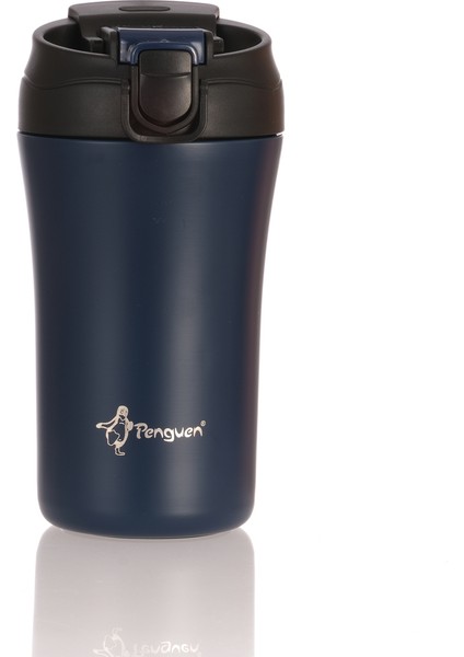 Termos Mug 400 ml - Paslanmaz Çelik, Pipetli ve Doğrudan İçme Kapaklı
