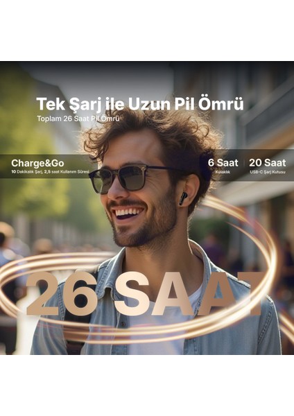 Airbeat Pro Gerçek Kablosuz Tws Bluetooth Kulaklık Siyah - 2KM161