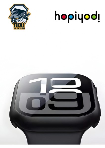 Apple Watch 10-11 42mm Sert Pc Kasa Electroplatink Çerçeveli Ekran Koruyucu Apple Watch Gard 36 indirimleri