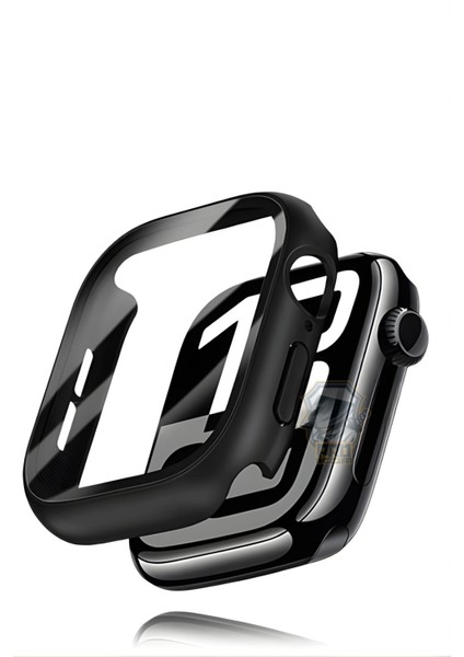 Apple Watch 10-11 42mm Sert Pc Kasa Electroplatink Çerçeveli Ekran Koruyucu Apple Watch Gard 36 fiyatları