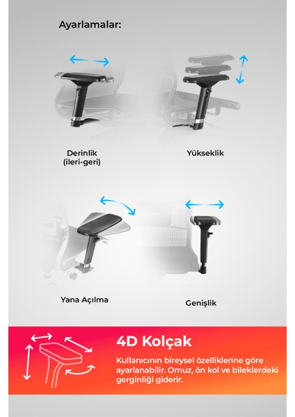 Samurai Fileli Yönetici Koltuğu / Ofis Sandalyesi - L2-9D / 3010050 - Siyah indirimleri