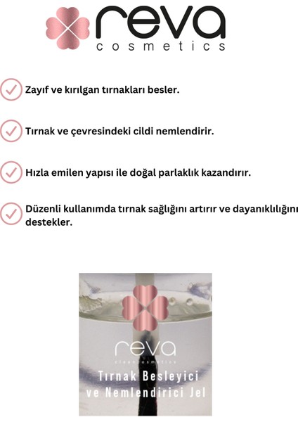 Tırnak Besleyici ve Nemlendirici Jel 11 ml RV568